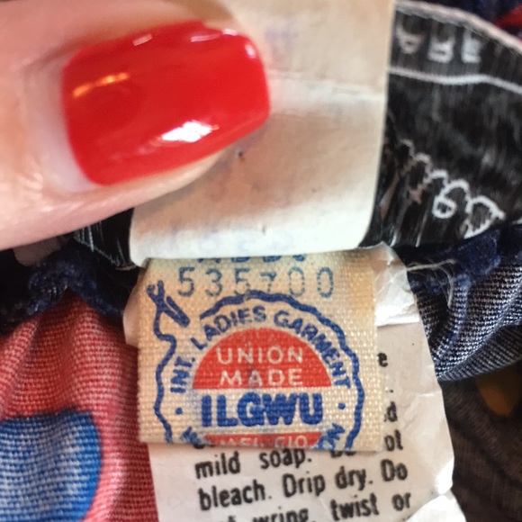 Bright & cheerful vintage 1960s ditzy daisies ric-rac skirt - Picture 9 of 15